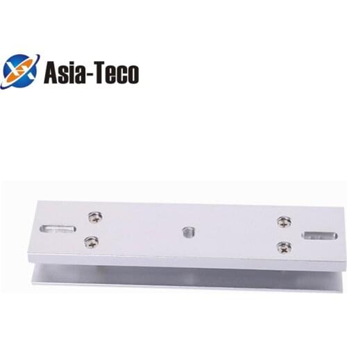 Zinc alloy material 280kg Magnetic lock U shape bracket frameless glass door Access Control System