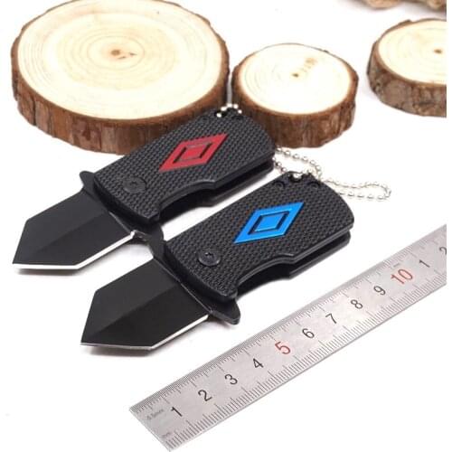 Mini Tactical Survival Knife Folding Blade Pocket Hunting Knives Hardened 3Cr13 56HRC Keychain Outdoor Knife EDC Multi Tools