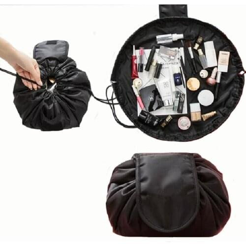 Fashion Unisex Portable Lazy Storage Cosmetic Bag Drawstring Waterproof Magic Makeup Pouch Large Capacity Travel Toiletry Bag