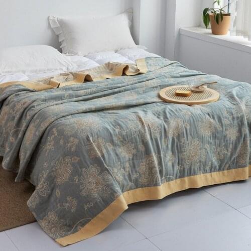 New Special Offer Five-layer Gauze Sofa Blanket Summer Adult Children Thin Air-conditioning Baby Bedspreads Blankets Bedding