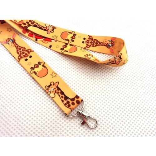 New Giraffe Neck Strap Lanyards Badge Holder Rope Pendant Key Chain Accessorie