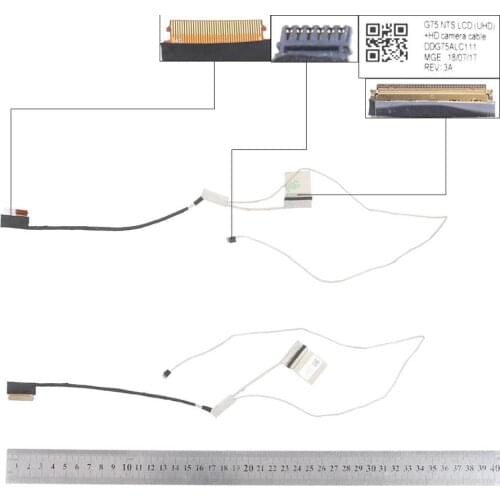 New LCD LED Video Flex Cable For HP 15-cb075 15-cb073TX 15-cb006tx ddg75alc111 40pin not touch ,ORG PN:DDG75ALC111