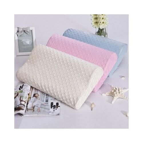 Memory Foam Pillow Fiber Slow Rebound Pillows Massager Orthopedic Latex Sleep Aid Neck Pillow Cervical Health Care 50x30cm