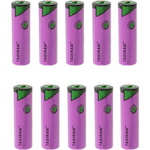10 x 3.6V 2400mAh Back-up Battery For 6ES7971-0BA00 For Siemens Simatic SL-360 S7-400 PLC Lithium Battery