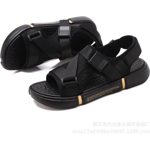 Outdoor Vacation Travel Beach Sandals Mens Anti-skid Breathable Casual Shoes Comfortable Light Anti-Slippery Summer Sandals