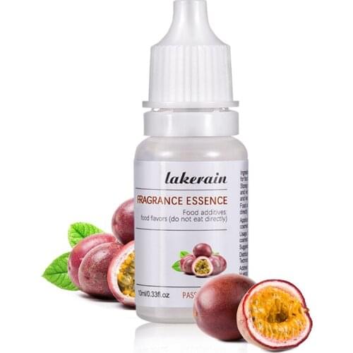 Passion fruit Food Grade Flavor Essence for Handmade Cosmetic Lip Gloss Lipgloss DIY Fruit Flower Fragrance Flavoring Essential