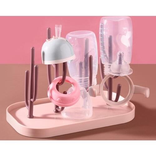 High Quality 1PC Baby Bottle Drainer Holder Infant Feeding Milk Bottle Drying Stand Pacifier Cup Draining Rack