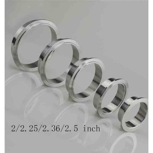 Top Quality 2/2.25/2.36/2.5 inch Auto Stainless Steel V band Male Famale Flange Exhaust Flange 76mm
