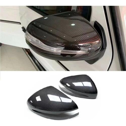 Dry Carbon Fiber Sticker Mirror Cover Caps fit for Mercedes-Benz W464 G class GLE W167 2019-up Glossly Black matte Black