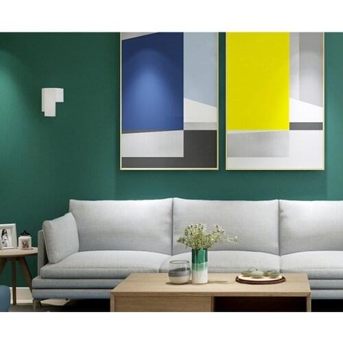 [Sound insulation and noise reduction] Solid color 3D three-dimensional Suede velvet thick light luxury wallpaper diatom mud