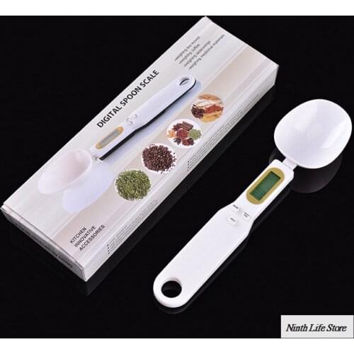 500g Kitchen Spoon Scale LCD Display Digital Measuring Electronic Weight Gram Food Scales Precise Cooking Baking Accessories