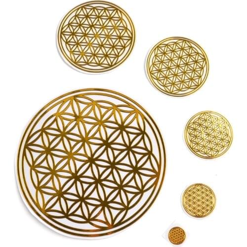 7 Chakra Copper Energy Tower Orgonite Stickers DIY Pyramid Epoxy Resin Material