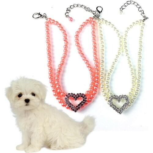 Pet Accessories Adjustable Dogs Kitten Crystal Collars Necklace Elastic Pet Necklace Bling Collar for Cats/puppy Cats Collars