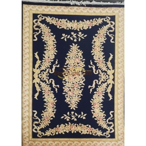 Chinese wool carpets wool carpets for living room Antique Knotted Reversible Home Decoration Exquisite chinese aubusson rug