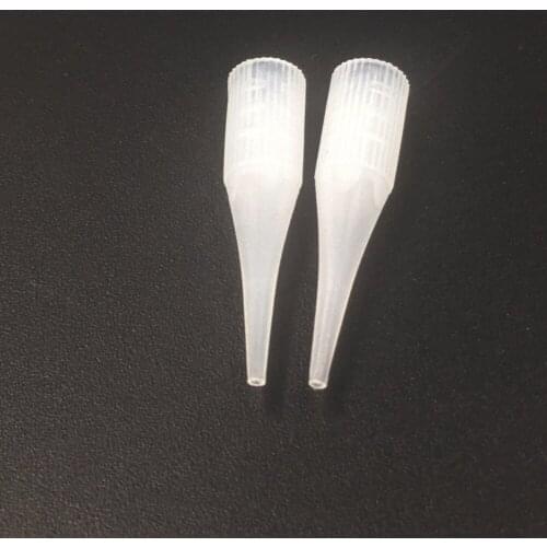 Freeshipping 100Pcs/Lot Plastic 1RL Permanent Makeup Giant Sun Machine Tattoo Tips French Machine Tattoo Tips