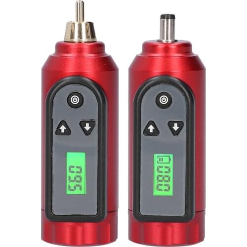Wireless Tattoo Machine Power Supply RCA/DC Interface Rotary Tattoo Machine Adapter Fast USB Rechargeable LCD Display