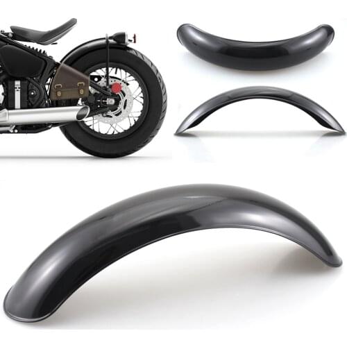 Motorcycle Metal Retro Gloss Black Rear Fender Mudguard For Harley Bobber Bratstyle Chopper Custom Application Accessories