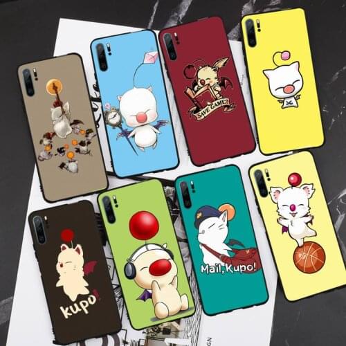 Final Fantasy Moogle Phone Case For Huawei P20 P30 P40 lite Pro P Smart 2019 Mate 10 20 Lite Pro Nova 5t