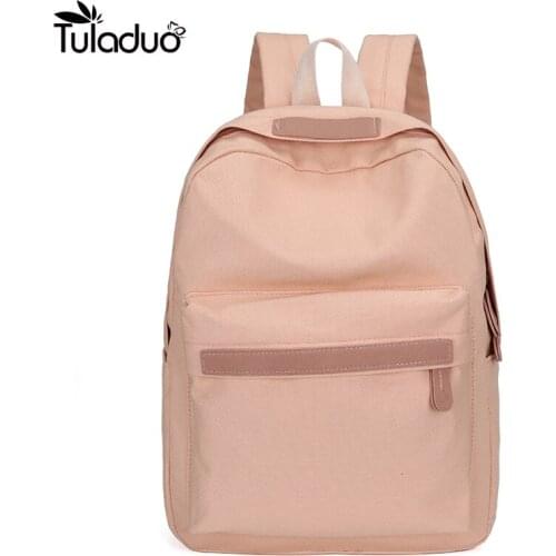 Canvas Waterproof Anti-theft Laptop Backpack for Teenager Boys Girls Student School Backpack Men Women bag