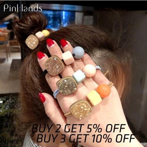 Girls Sweet Rubber Band Hair Rop Women Elastic Hair Bands Ponytail Holder Gum Hair Ties Scrunchies Headband Kid Hair Accessories