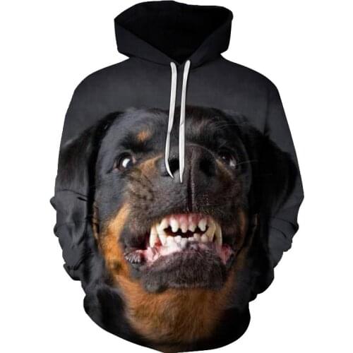 Fashion Casual Hoodies 3D Printing Pet Dog Sweatshirt Mens And Womens Street Style Autumn Pullover Harajuku Long Sleeve Tops