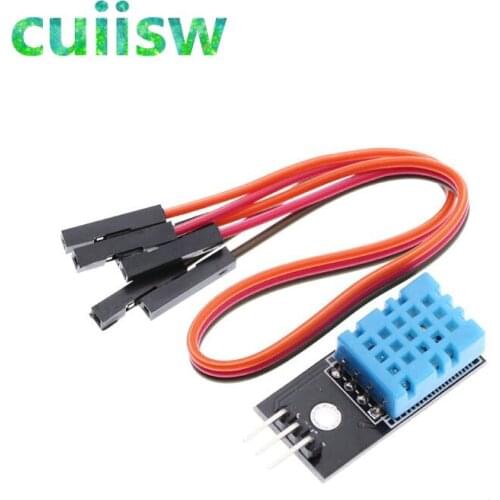 10sets DHT11 Temperature and Relative Humidity Sensor Module With Cable for arduino