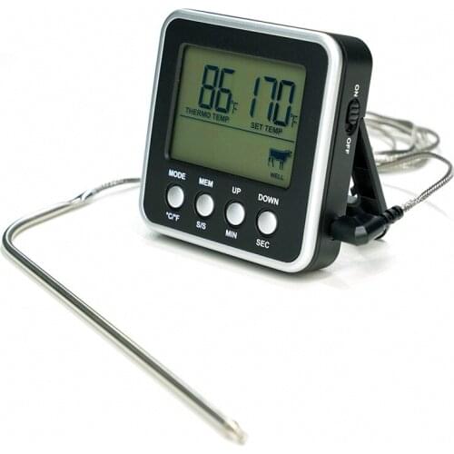 2021 NEW LCD Digital BBQ Thermometer Meat Cake Candy Fry Grill Dinning Household Cooking Thermometer Gauge Oven Thermometer Tool