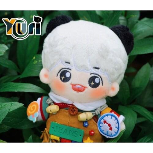 New Kpop Star Baekhyun Plush Doll Body Ear Toy 15cm Soft Cosplay Props High Quality Birthday Gift C