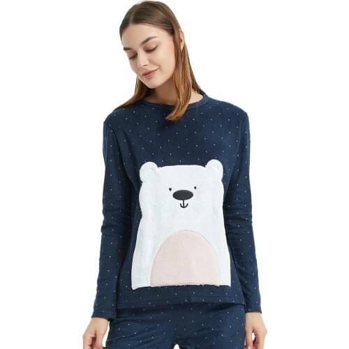 PimpamTex Women's Fleece Pajamas