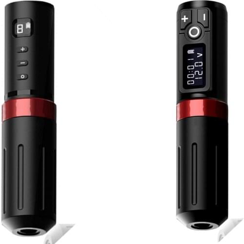 Plus Wireless Tattoo Machine Pen Powerful Brushless Motor 2000mah Battery Pack Portable Professional Tattoo Equipment