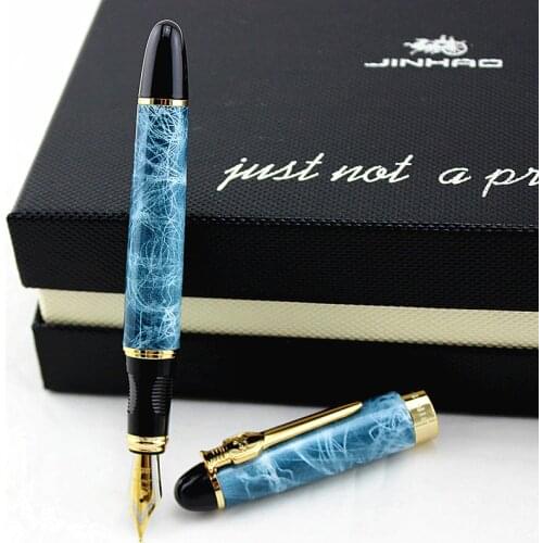 Gift ink Shield Fountain pen Iraurita Golden plated metal body Luxury pens 0.5mm X450A Stationery Office school supplies