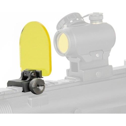 PPT Free Shipping Tactical Folding Scope Cover Strong Protector With 2 Spare Lens 20mm Rail For Hunting GZ330073