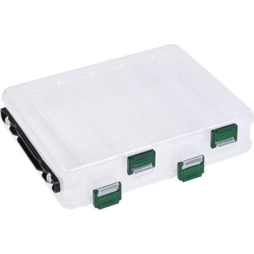 Fishing Box Accessories Tackle Lures Bait Storage Case Shrimp Boxes for Fishing Tackle Baits 10/14 Compartments Lure Box