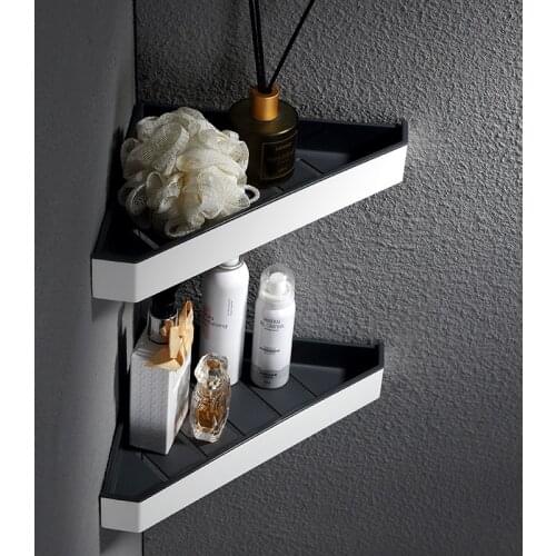Bathroom Corner Shelf 304 Stainless Steel & PC Bath Shower Rack Storage Shower Shelf Bath Holder Wall Mounted Bath Hardware