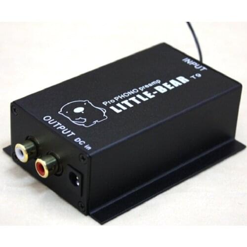 High quality HiFi Stereo Metal case T9 Phono Turntable RIAA Preamp preamplifier amplifier