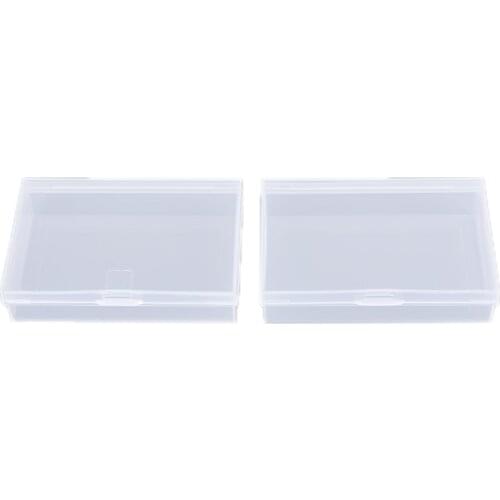 2pcs Playing Cards Container PP Storage Case Packing Poker Game Card Box For Pokers Set Board Games Transparent Plastic Boxes
