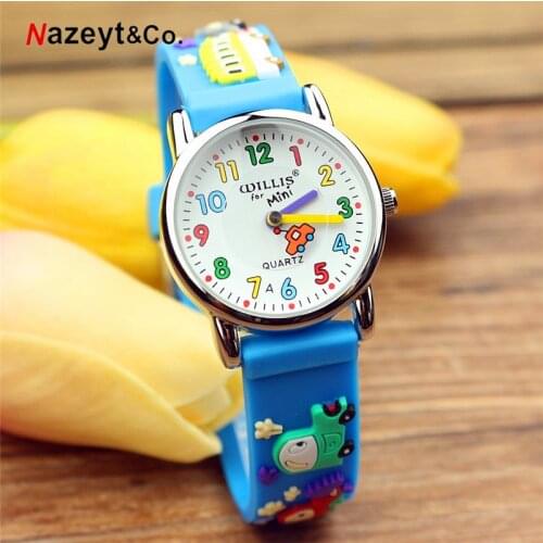 2019 luxury brand Nazeyt 3D Mini car Design Analog Band Little Boys Girls Children Wrist Kids Watches,high quality Waterproof