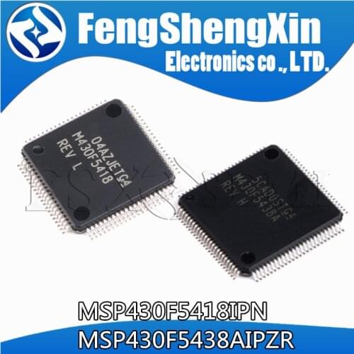 5pcs New MSP430F5418IPN LQFP80 MSP430F5438AIPZR LQFP-100 microcontroller