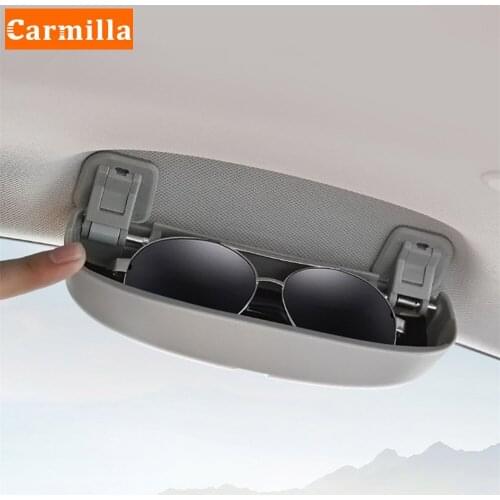 Carmilla Upgrade New Car Sunglasses Holder Glasses Case for Toyota Camry 2018 2019 2020 2021 Sunglasses Case Holder Box