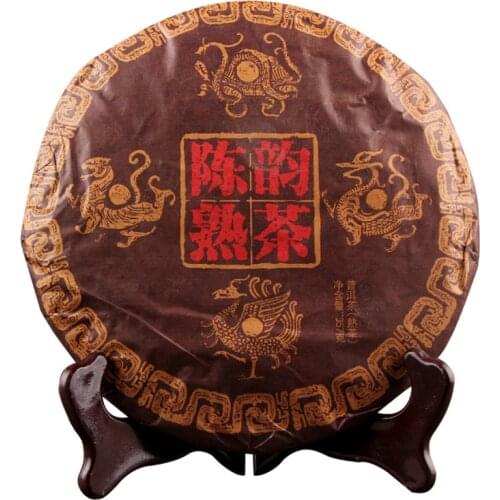 2019 Yr Ripe Puer Chinese Tea Aged Tea Shu Puer Chinese Tea with Mellow Taste 357g
