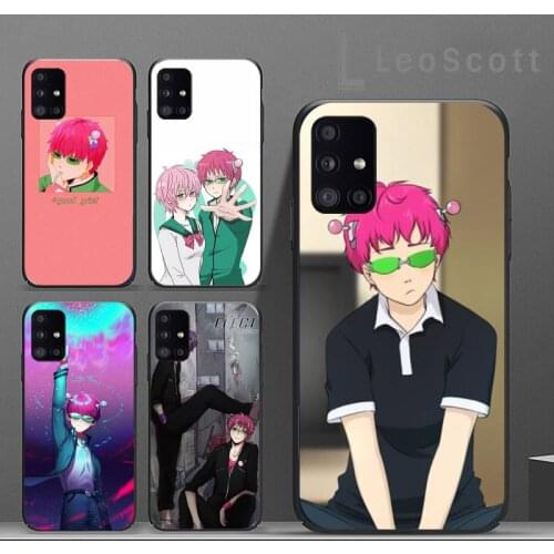 Saiki Kusuo no Psi Nan Phone Case For Samsung A40 A31 A50 A51 A71 A20E A20S S8 S9 S10 S20 Plus note 20 ultra