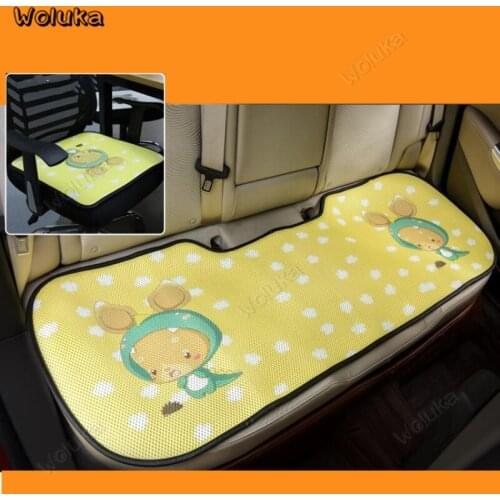 Long Pad Car Seat Cushion For Back Seat Cartoon 3-seat Piece Summer Cool Car Mat Universal Comfortable Auto Cushion CD50 Q01
