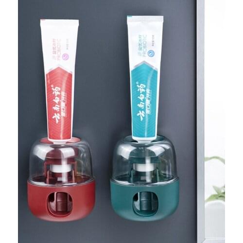 Environmentally Friendly Toothpaste Dispenser Squeezer Children And Adults Dual-Use Toothpaste Holder Bathroom Accessories Set