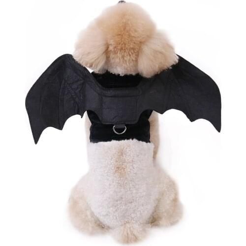 Cool Halloween Black Halloween Bat Wing Clothes For Cat Puppy Funny Cat Kitten Costume Halloween Party Cat Clothing Vestito