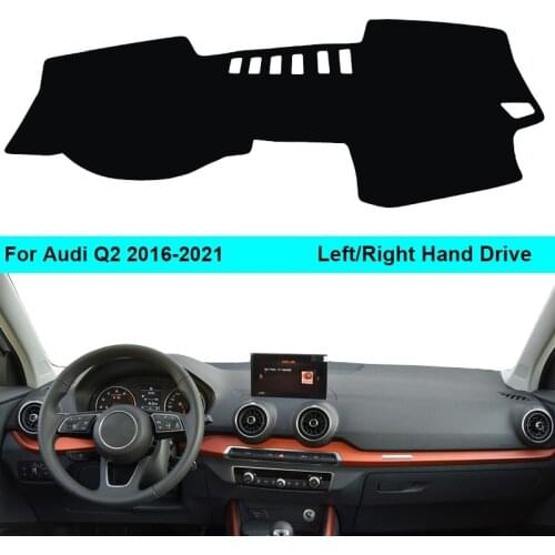 Car Inner Dashboard Cover Dash Mat Carpet for Audi Q2 2016 - 2021 Sun Shade Anti-sun 2020 2019 2018 2017 Pad Cushion Cape