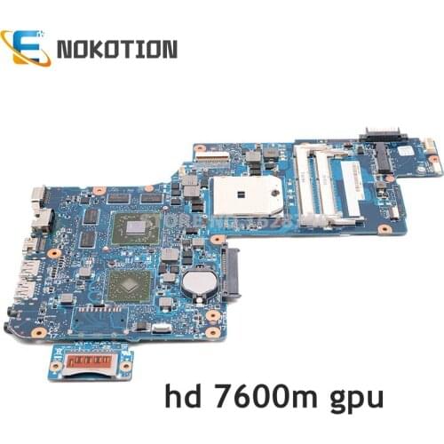 NOKOTION H000041580 for Toshiba Satellite L870D C870D C875D laptop motherboard PLAC CSAC DSC Main board 17.3'' HD7600M gpu