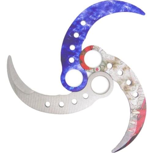 MASALONG Camp Hunting Survival Tools Training Portable Pocket Knife Karambit Dull Blade knife Knione