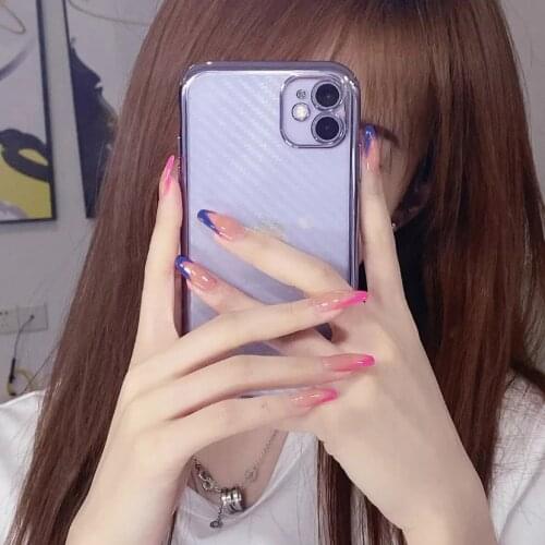 24pcs Nail Patch Glue Type Fashion Manicure False Wearable Nails Gifts For Girls Nail Sticker Nails Accesorios