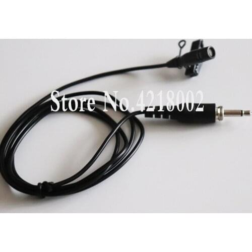 3.5mm Male Screw Thread Plug Lavalier Lapel Tie Clip Cardioid Microphone Mic For FM Karaoke Wireless Bodypack Transmitter