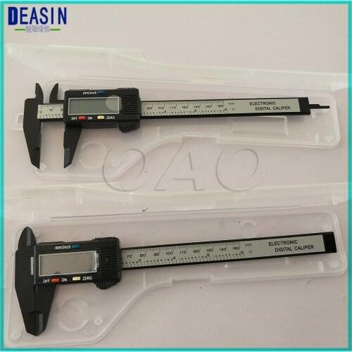 1PCS 150mm longth Dental Vernier Caliper Dentist Caliper Measuring Orthodontic Material Electronic Caliper with Digital Display